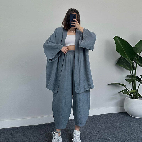 Women Kimono Pajamas Set 2023
